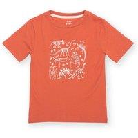 Kite Boy's Dino Discovery T-Shirt in Orange | Size: 4 Years