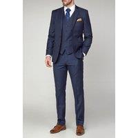 Scott Men's Sharkskin Trouser in Blue | Size: 52R