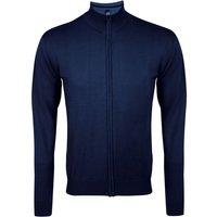 SOL'S Men's Gordon Full Zip Cardigan in Navy | Size: Small