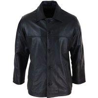 TruClothing Men's Mid Length Classic Coat in Black | Size: Small