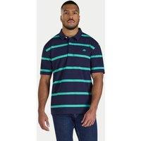 Raging Bull Men's Thick Stripe Rugby in Navy | Size: Large