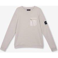 Jameson Carter Men's Ansdell Cargo Jumper in Stone | Size: Medium