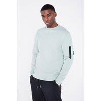Jameson Carter Men's Stealth Cargo Jumper in Green | Size: XL