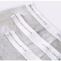 Jameson Carter Men's Carter 3 Pack Boxers in Grey | Size: Small