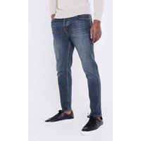 Jameson Carter Men's Monford Jeans in Mid Blue | Size: 32