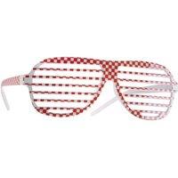 tectake Party Glasses in Red