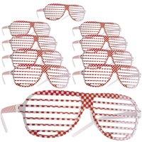 tectake Party Glasses in Red
