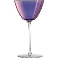 LSA Aurora Martini Glass 195ml Set of 4 Polar Violet