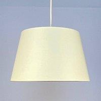 K LIVING 10" CREAM TAPERED DRUM SHADE