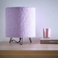 K LIVING Miami Lilac Linen Table Lamp