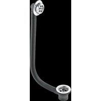 McAlpine 1.25" x 70mm Bath Combined Waste - FBW1PC in Silver