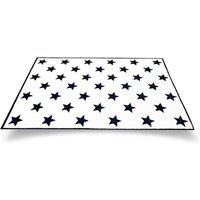 1001 Children's Room Modern Design Black Star Pattern Rug 100 x 150 cm | Size: 150 cm x 100 cm