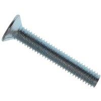 Metalmate Machine Screw Pozi CSK ZP M4 x 25mm in Metallics