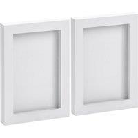 Nicola Spring Photo Frames - 4 x 6 - Pack of 2 in White