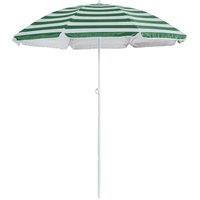 Harbour Housewares Metal Beach Parasol 1.8m in Green