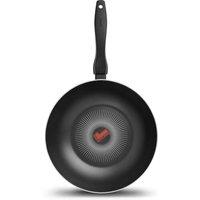 Tower SmartStart Wok, Gourmet 28cm, Induction Safe, Non-Stick, T700316 in Black