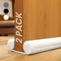 volila 2-Pack Double Sided Draught Excluder for Doors in White