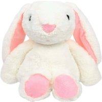Alivio Singing Music Baby Bunny Sleep Soother Plush Toy 18x18x29cm in White | Size: 18 x 18 x 29 cm