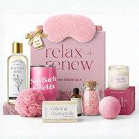 volila Easter Gift Set: Wine Tumbler, Candle, Eye mask, Bath Bombs & Essential Oil in Pink