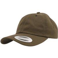 Yupoong Flexfit 6-panel Baseball Cap With Buckle in Dark Brown