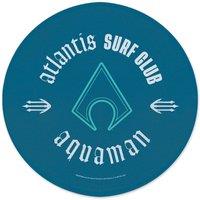 DC Comics Atlantis Surf Club Round Bath Mat in Teal | Size: 70 cm