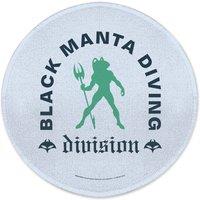 DC Comics Black Manta Diving Divsion Round Bath Mat in Light Blue | Size: 70 cm