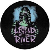 Universal Monsters Legend Of The River Round Bath Mat in Black | Size: 70 cm