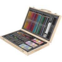 Totum Art Set 79 pieces in Wooden Box - 36x23cm | Size: 1 Pack
