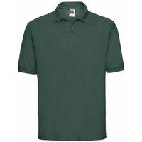 JERZEES Men's Russell Classic Short Sleeve Polycotton Polo Shirt in Bottle Green | Size: XL