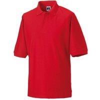 JERZEES Men's Russell Classic Short Sleeve Polycotton Polo Shirt in Light Red | Size: Medium
