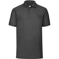 JERZEES Men's Ultimate Cotton Short Sleeve Polo Shirt in Black | Size: Small