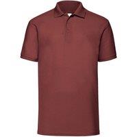 JERZEES Men's Ultimate Cotton Short Sleeve Polo Shirt in Burgundy | Size: Large