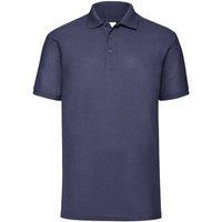 JERZEES Men's Ultimate Cotton Short Sleeve Polo Shirt in Navy | Size: 2XL