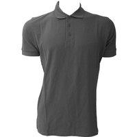 JERZEES Men's Ultimate Cotton Short Sleeve Polo Shirt in Dark Grey | Size: Medium