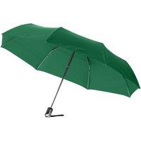 Bullet Men's 21.5in Alex 3-Section Auto Open & Close Umbrella Pack of 2 in Green