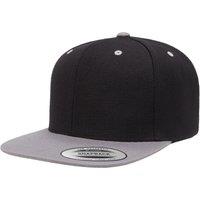 Flexfit Men's Two Tone Classic Snapback Cap in True Black
