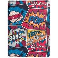 Mala leather Men's Comic Pop Leather Card Holder Wallet