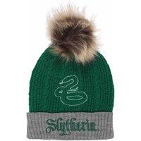 Harry Potter Men's Slytherin Pom Pom Beanie in Green