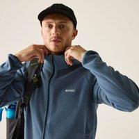 Regatta Men's Hadfield Full Zip Midlayer Fleece in Mid Blue | Size: Small