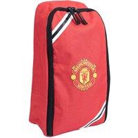 Manchester United FC Men's Core Stripe Boot Bag in Red
