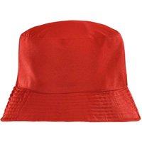 Result Recycled Men's Reversible Bucket Hat in Red | Size: S/M
