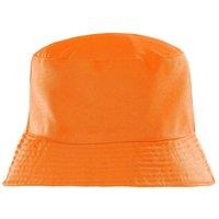 Result Recycled Men's Reversible Bucket Hat in Orange | Size: S/M