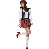 tectake Women's Scottish Lass Costume | Size: Medium