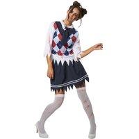 tectake Women's Creepy Schoolgirl | Size: 2XL