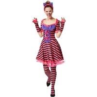 tectake Women's Cheshire Cat Animal Costume in Pink | Size: Medium