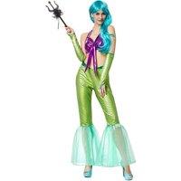 tectake Costumes Fantasy Women's Mermaid 2 in Green | Size: XL