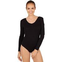 tectake Women's Long Sleeved Body With Round Neck in Black | Size: XL