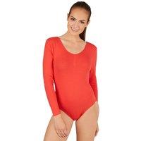 tectake Women's Long Sleeved Body With Round Neck in Red | Size: Small