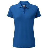 JERZEES Women's 65 35 Hard Wearing Pique Short Sleeve Polo Shirt in Royal | Size: 2XL