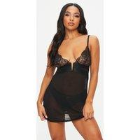 Ann Summers Women's Gracious Chemise in Black | Size: Medium